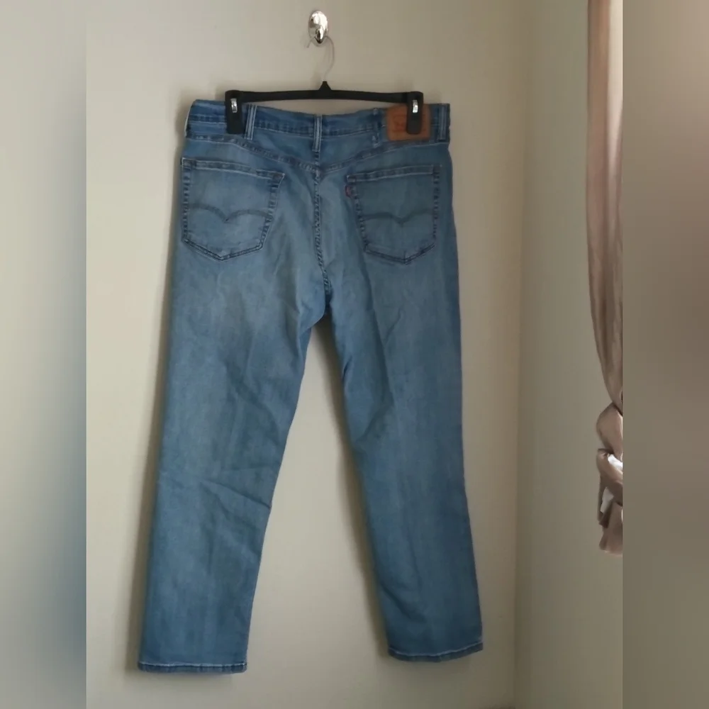 Levi's Jeans Men 38 X 30 Light Blue Denim Western Rodeo Straight Classic Casual